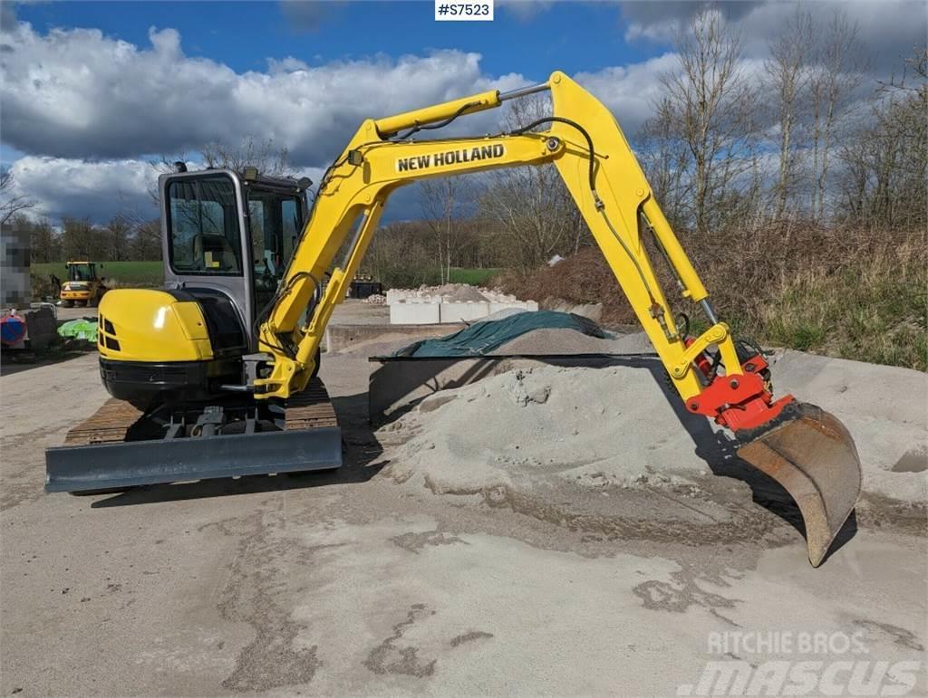 New Holland E502C Excavator with tilt bracket and bucket SEE V Гусеничні екскаватори