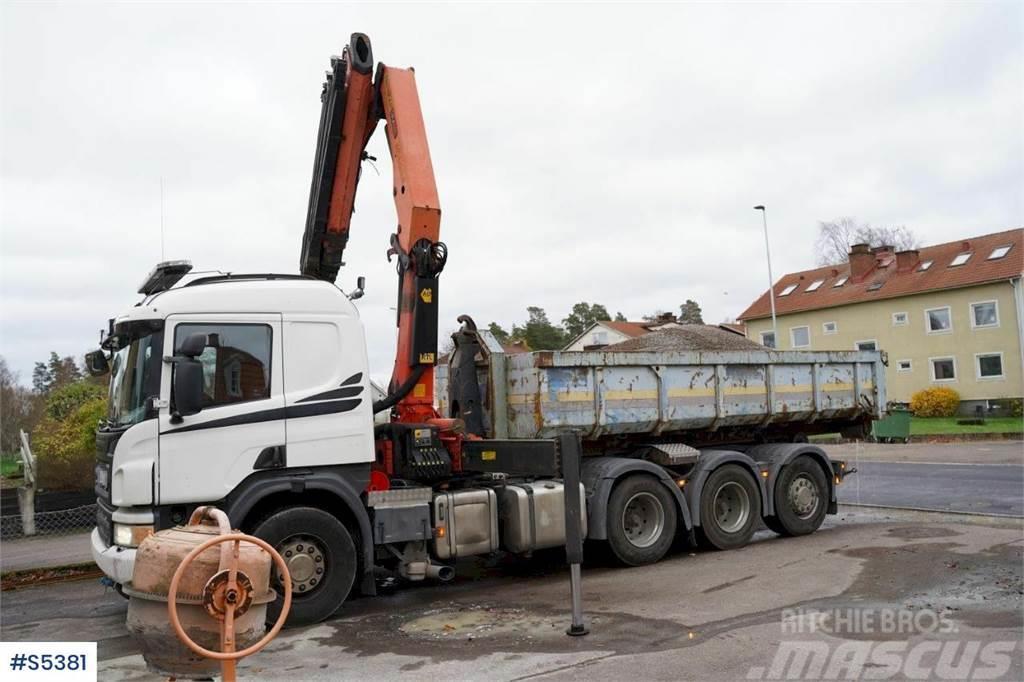 Scania P420LB8X4*4HHA Crane truck with Palift 22 000 kgs  Автокрани