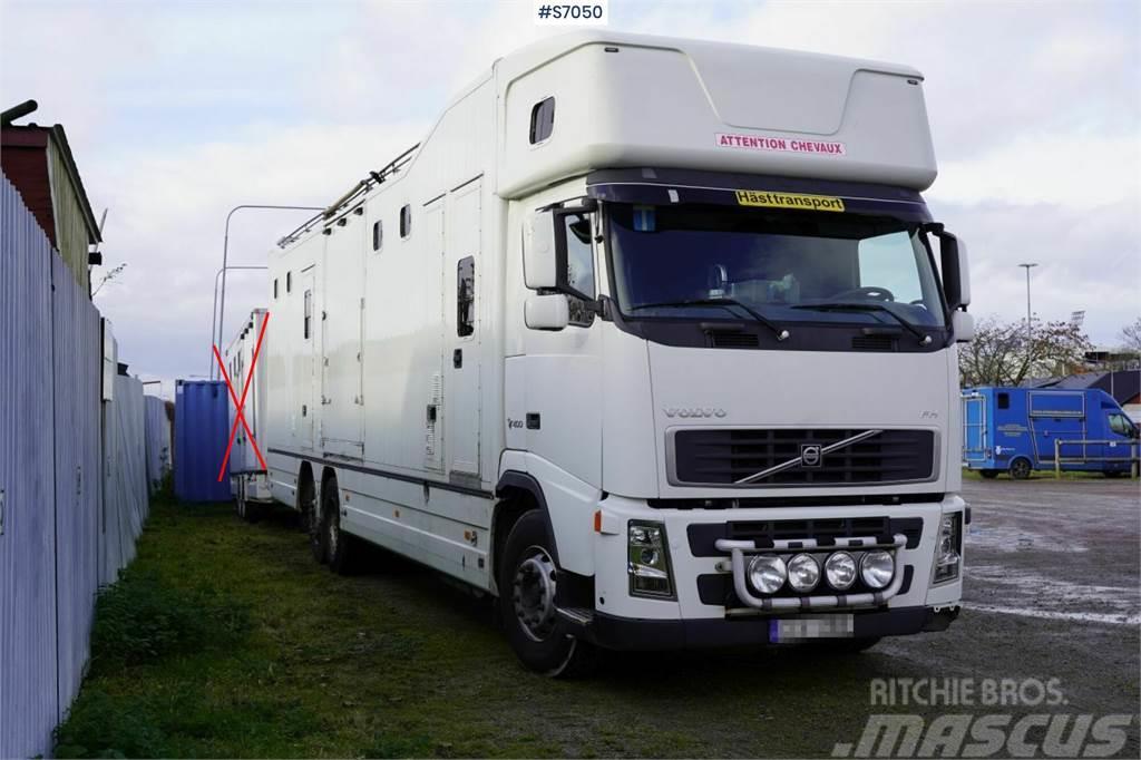 Volvo FH 400 6*2 Horse transport with room for 9 horses Автотранспорт для перевезення тварин
