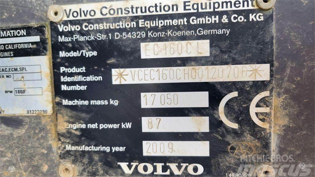 Volvo EC 160 CL + ROTOTILT + 3 BUCKE Гусеничні екскаватори