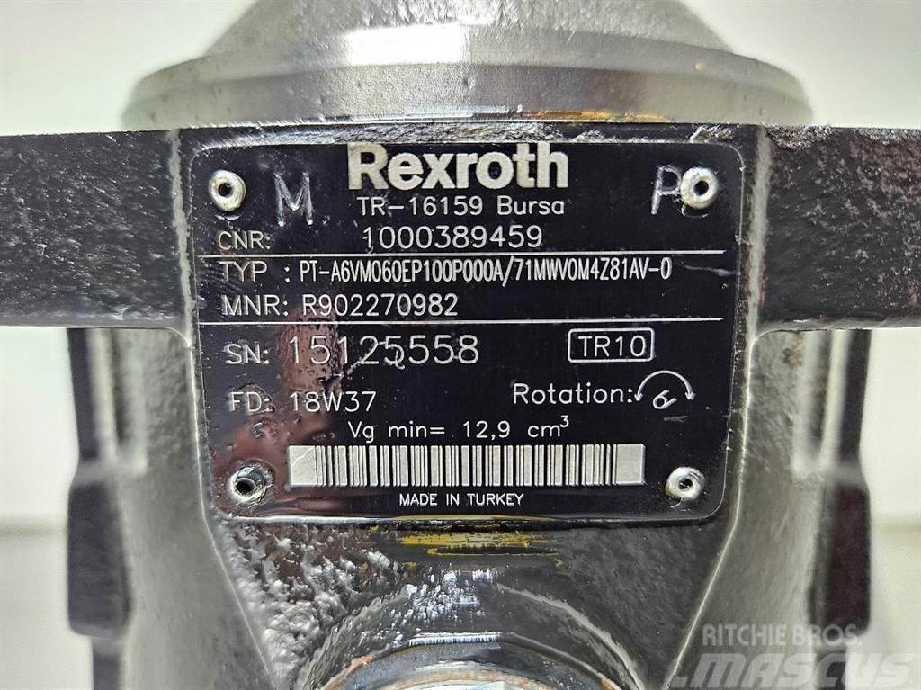 Wacker Neuson 1000389459-Rexroth A6VM060EP-Drive pump/Fahrpumpe Гідравліка