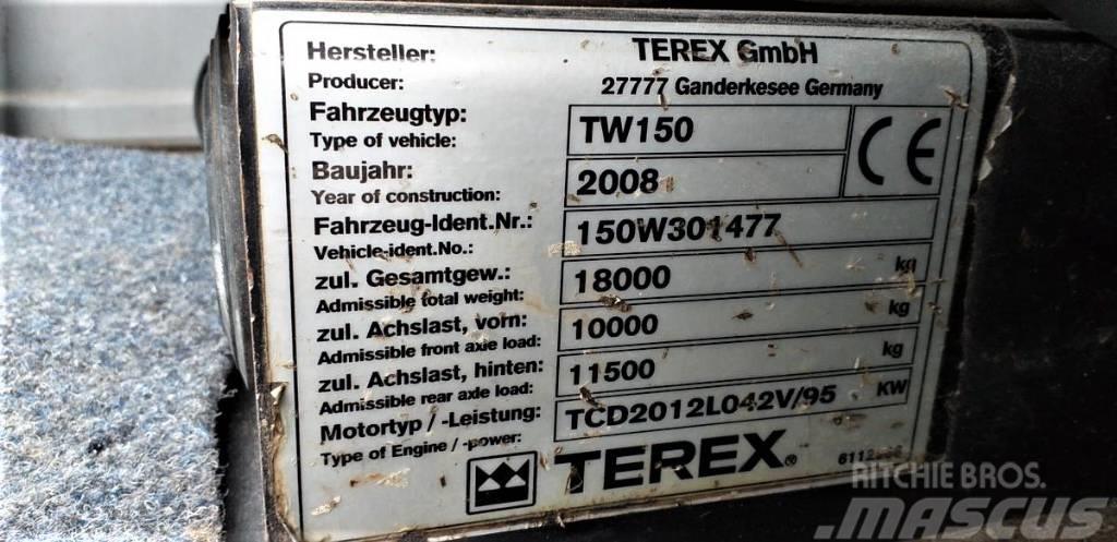  Koparka kołowa TEREX TW 150 Колісні екскаватори