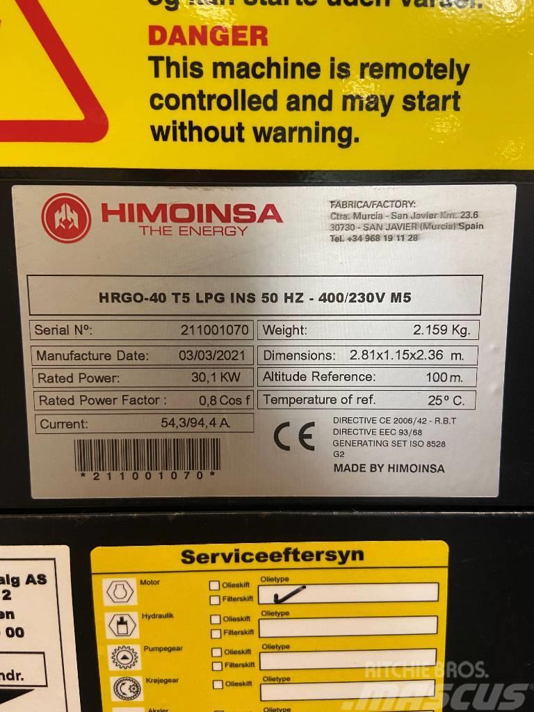 Himoinsa HRGO-40 T5 LPG Газові генератори