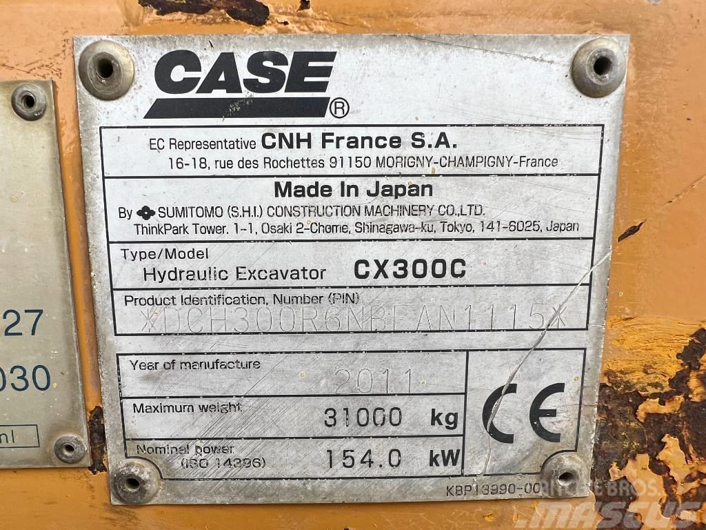 CASE CX300C - Dutch Machine / CE + EPA Перевантажувачі металобрухту/промислові навантажувачі