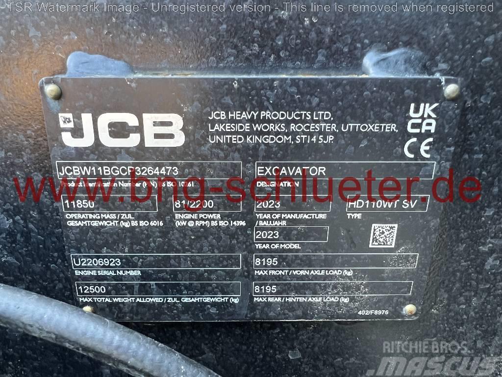 JCB Hydradig 110W BLACK -Demo- Колісні екскаватори