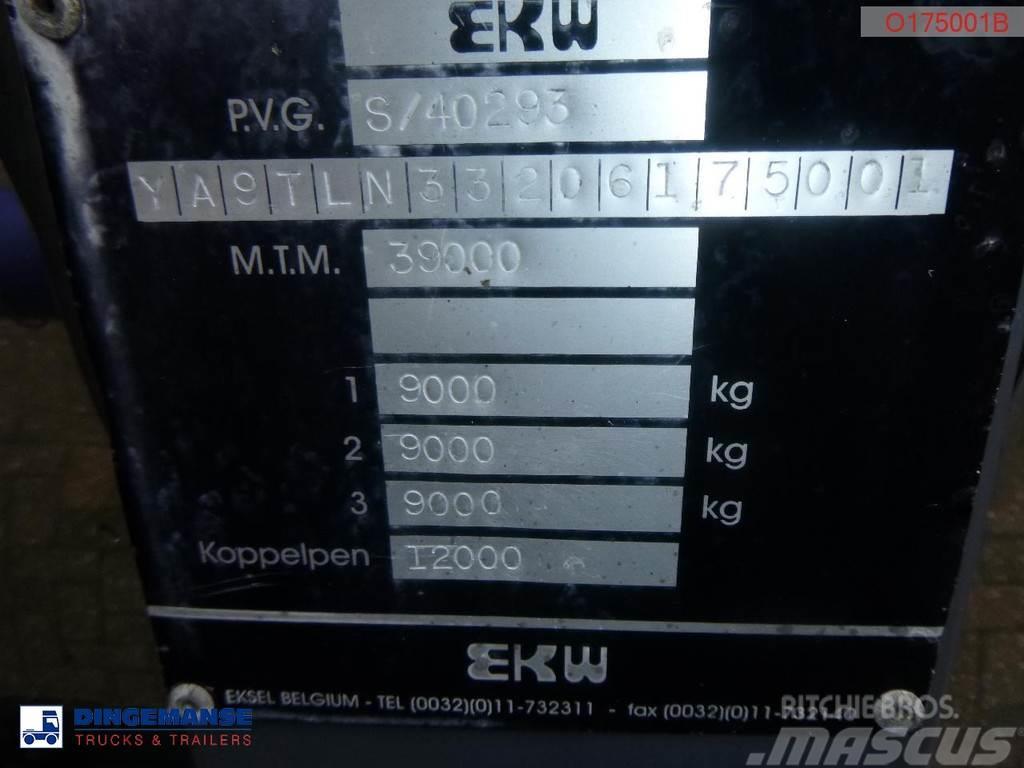 EKW Heavy oil tank inox 32.6 m3 / 1 comp Напівпричепи-автоцистерни