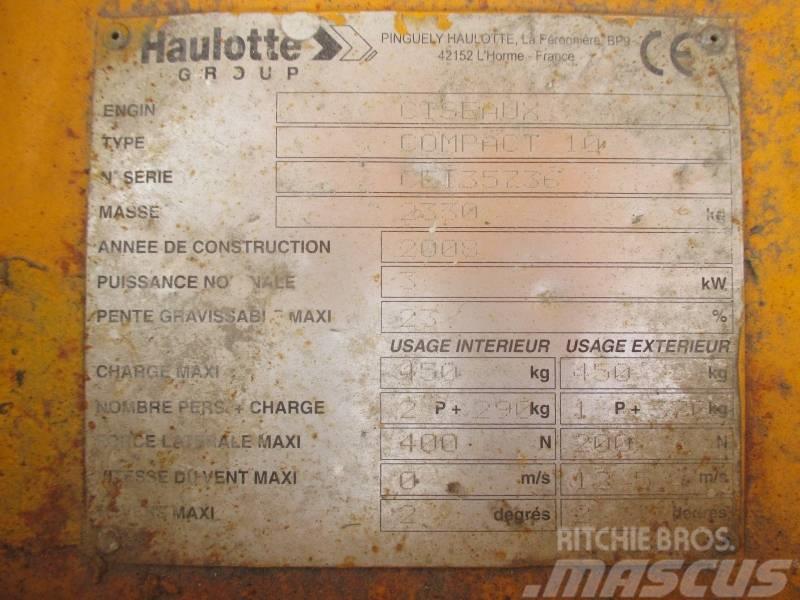 Haulotte Compact 10 Підйомники-ножиці