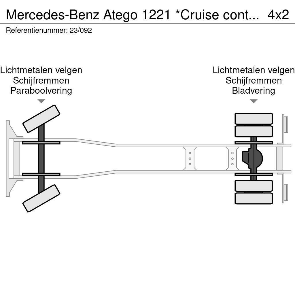 Mercedes-Benz Atego 1221 *Cruise control*Bluetooth*Elektrisch ve Рефрижератори