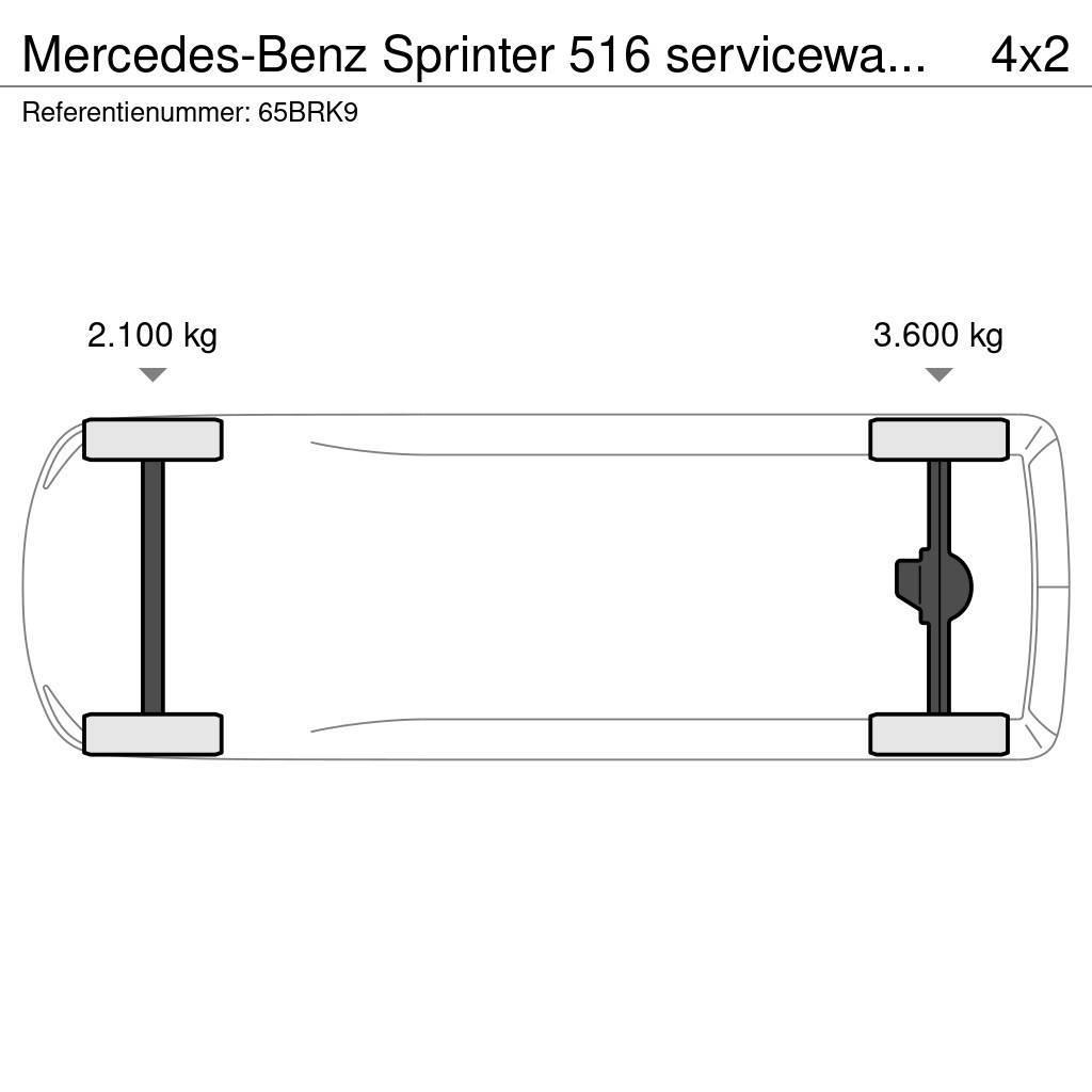 Mercedes-Benz Sprinter 516 servicewagen krachtstroom kraan Інше