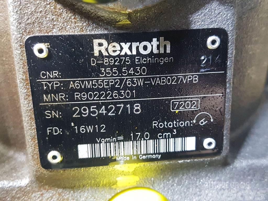 Rexroth A6VM55EP2/63W-R902226301-Drive motor/Fahrmotor Гідравліка