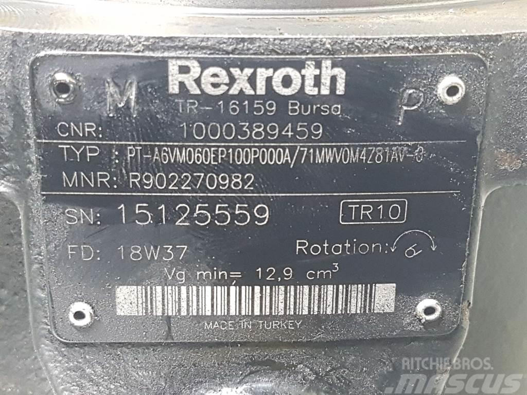 Wacker Neuson 1000389459-Rexroth A6VM060EP100-Drive motor Гідравліка