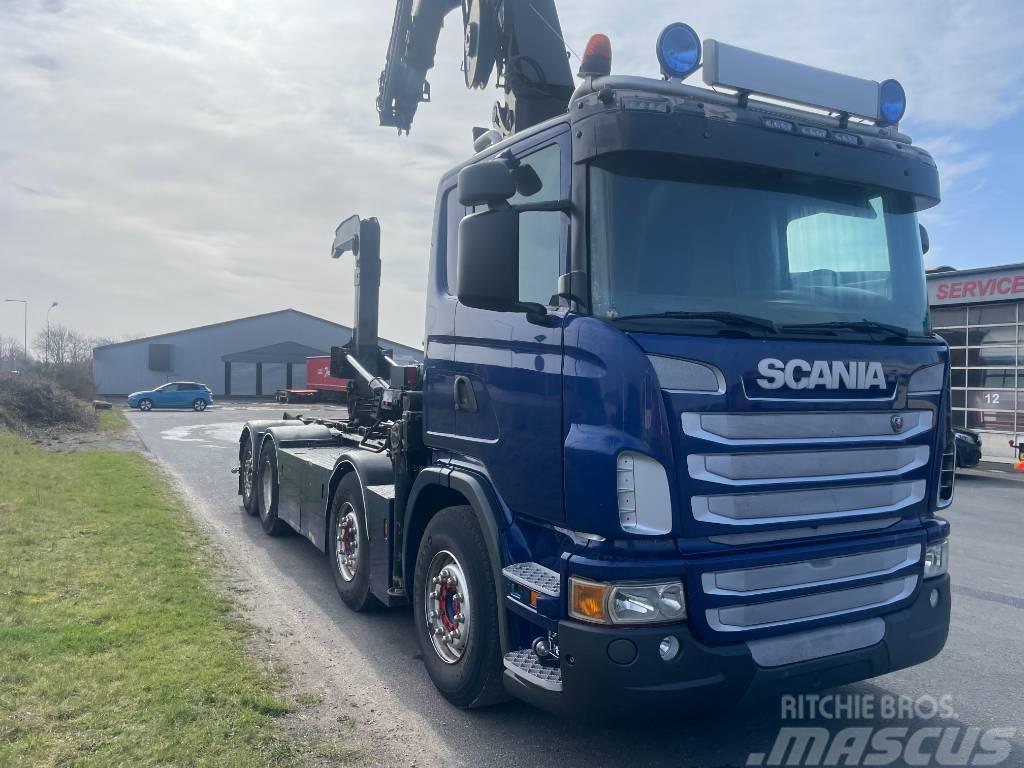 Scania R480 8x2 Вантажівки з гаковим підйомом