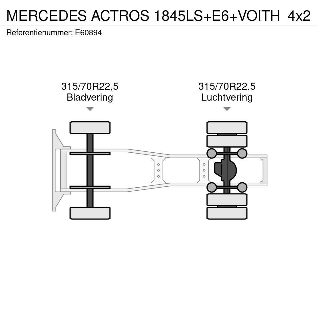 Mercedes-Benz ACTROS 1845LS+E6+VOITH Тягачі