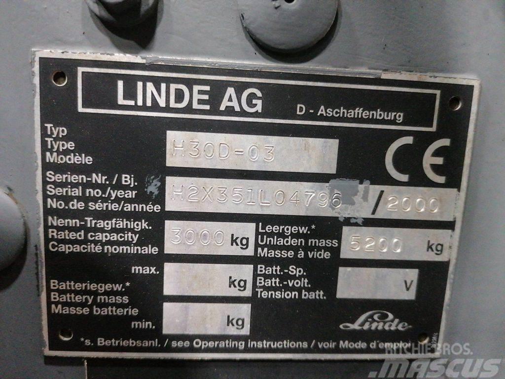 Linde H30D-03 Дизельні навантажувачі