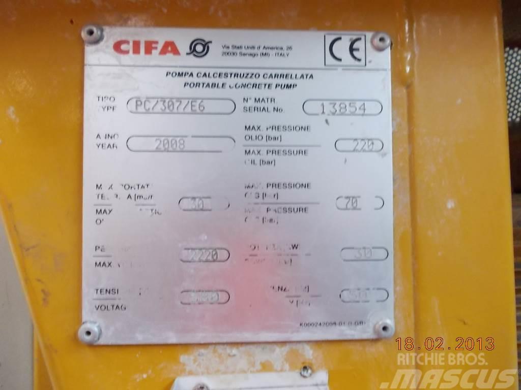 Cifa PC 307 E6 Бетононасоси