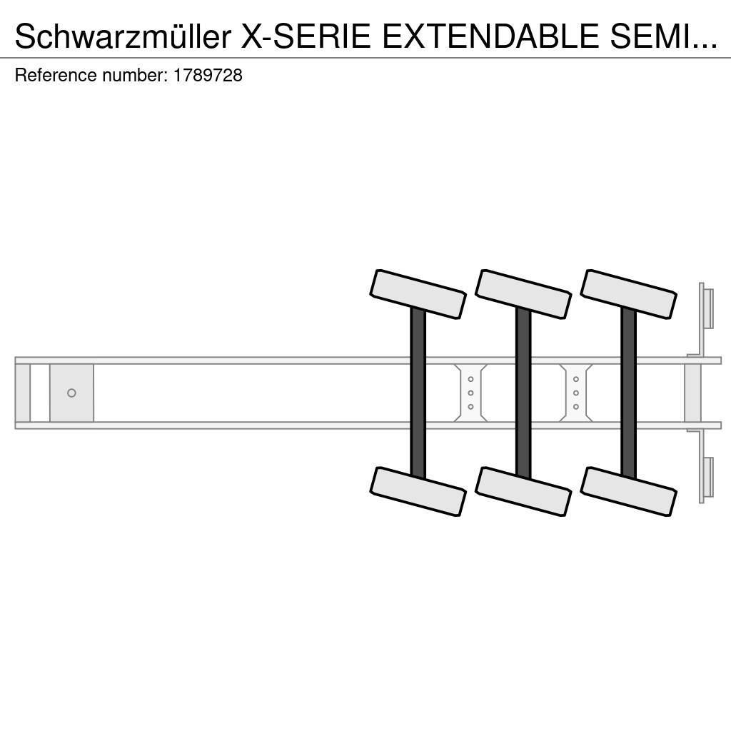 Schwarzmüller X-SERIE EXTENDABLE SEMI LOWLOADER/DIEPLADER/TIEFLA Низькорамні напівпричепи