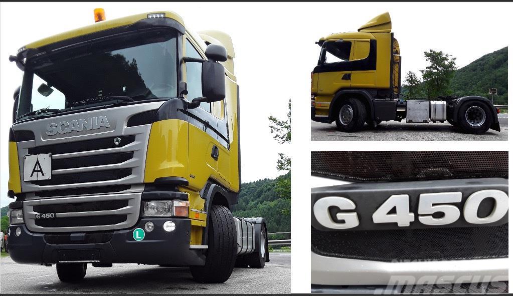 Scania G450/KIPPHYDRAULIK/ZUGMASCHINE/ERSTBESITZ/TOP! Тягачі