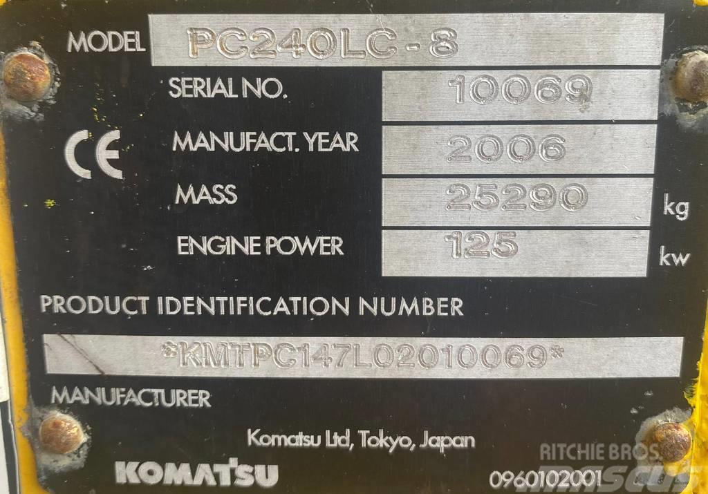 Komatsu PC 240 LC-8 Гусеничні екскаватори