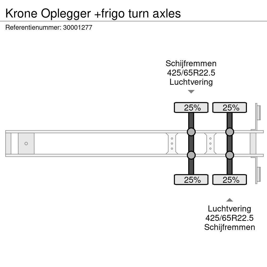 Krone Oplegger +frigo turn axles Напівпричепи-рефрижератори