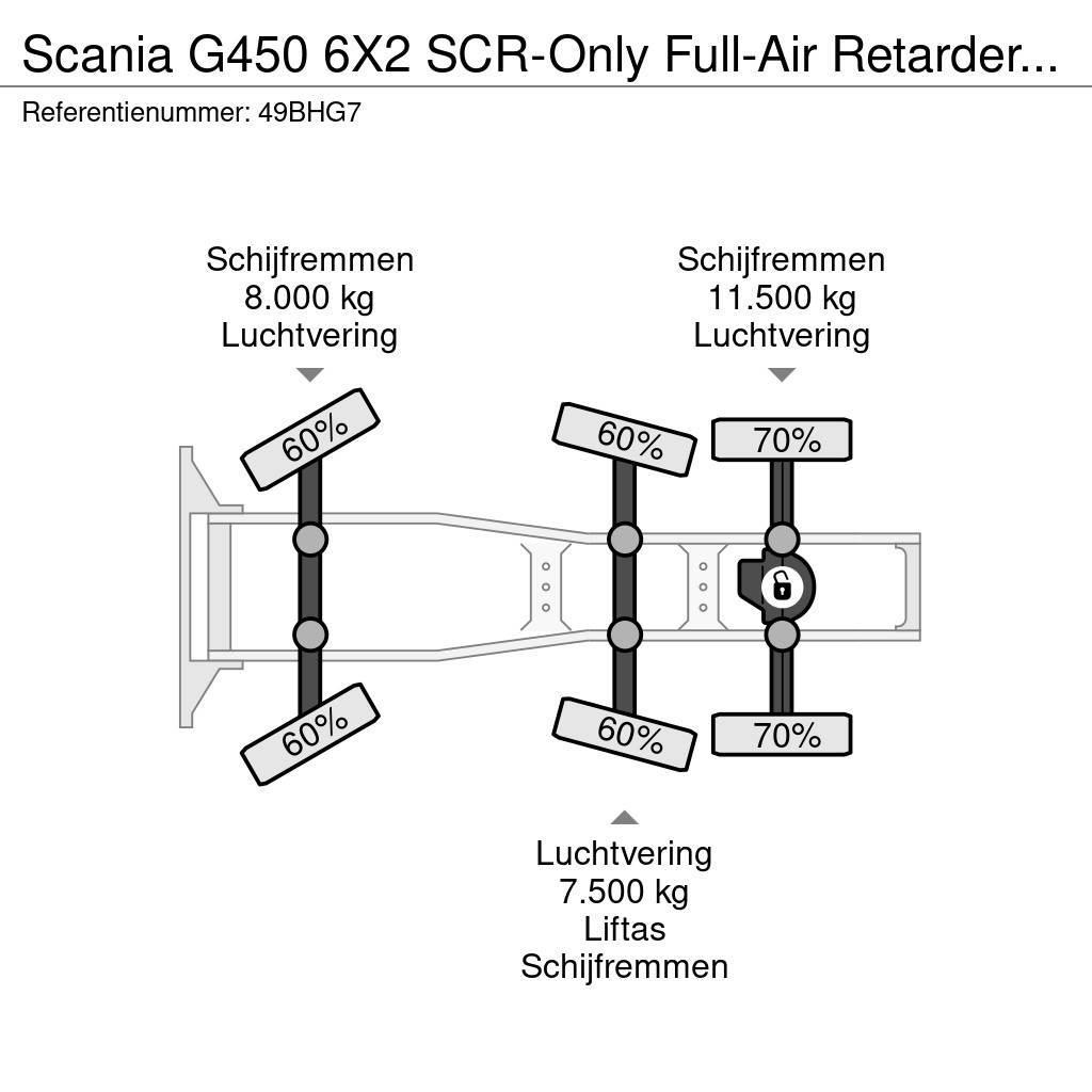 Scania G450 6X2 SCR-Only Full-Air Retarder EURO 6 739.180 Тягачі