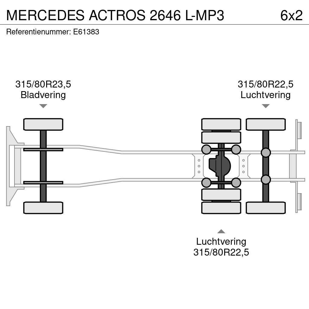 Mercedes-Benz ACTROS 2646 L-MP3 Автоконтейнеровози