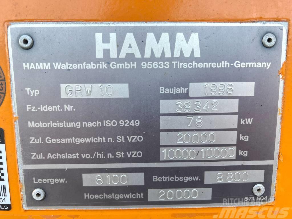 Hamm GRW 10 Good Working Condition Пневматичні катки