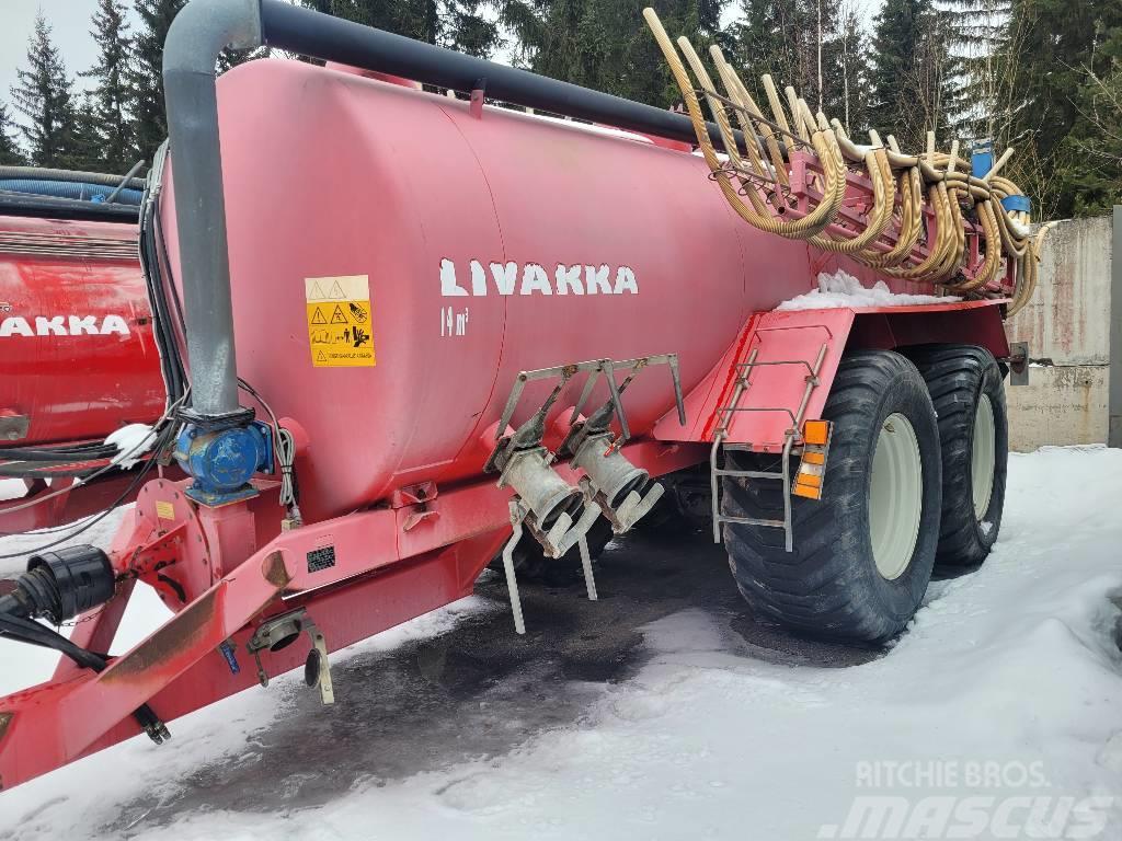 Livakka 14m3 letkulevittimellä Цистерни для перевезення суспензій