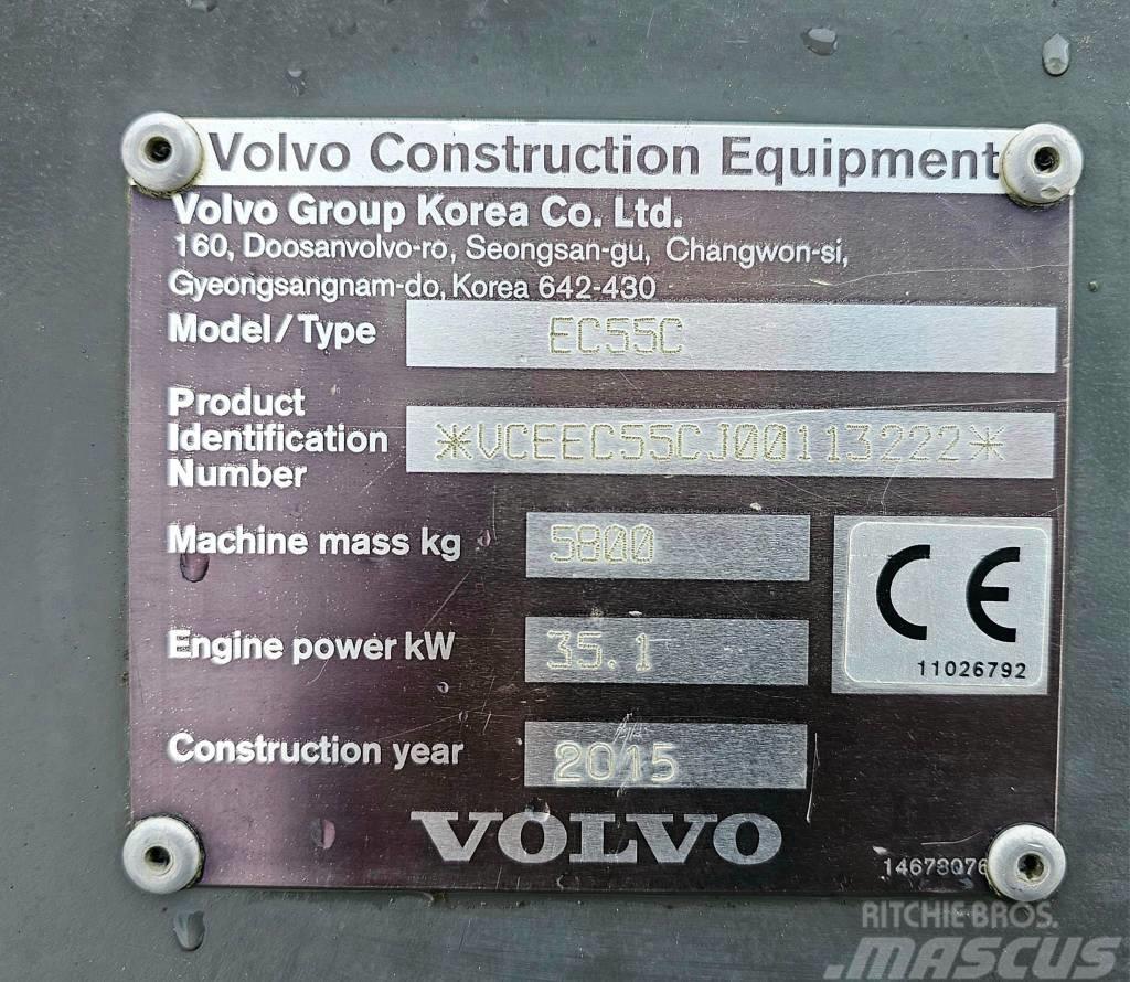 Volvo EC 55 C Міні-екскаватори < 7т