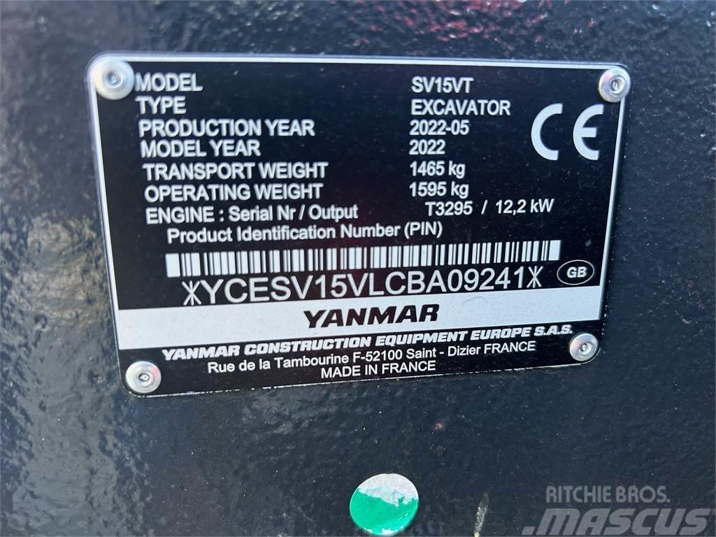 Yanmar SV15VT Середні екскаватори 7т. - 12т.