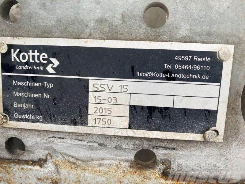 Kotte SSV 15 Schleppschuhverteiler Розсіювачі гною