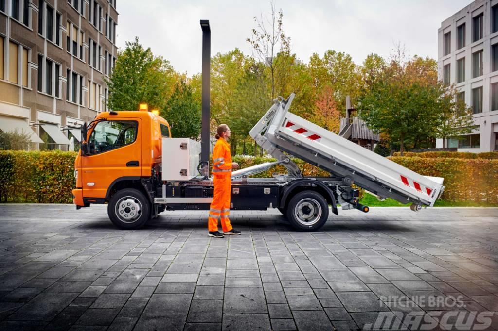 Fuso eCanter ellastbil 8,55 ton lastväxlare Вантажівки з гаковим підйомом