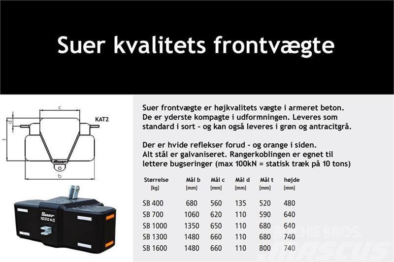  Allround vægtklods  Suer frontvægte - suer.dk Інше додаткове обладнання для тракторів