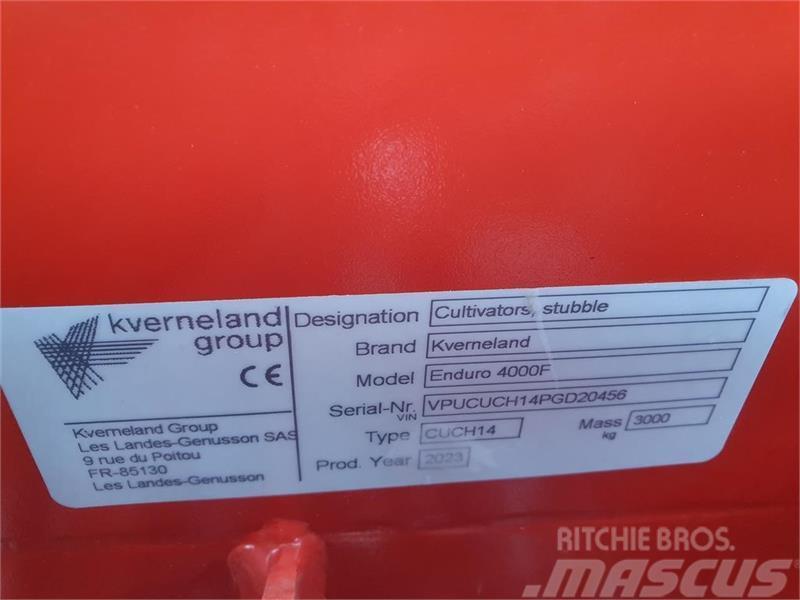 Kverneland Enduro Pro F 4m Foldbar 14 tands. Борони