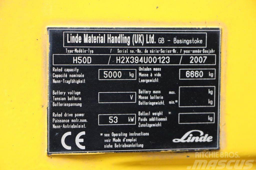Linde H50D Дизельні навантажувачі