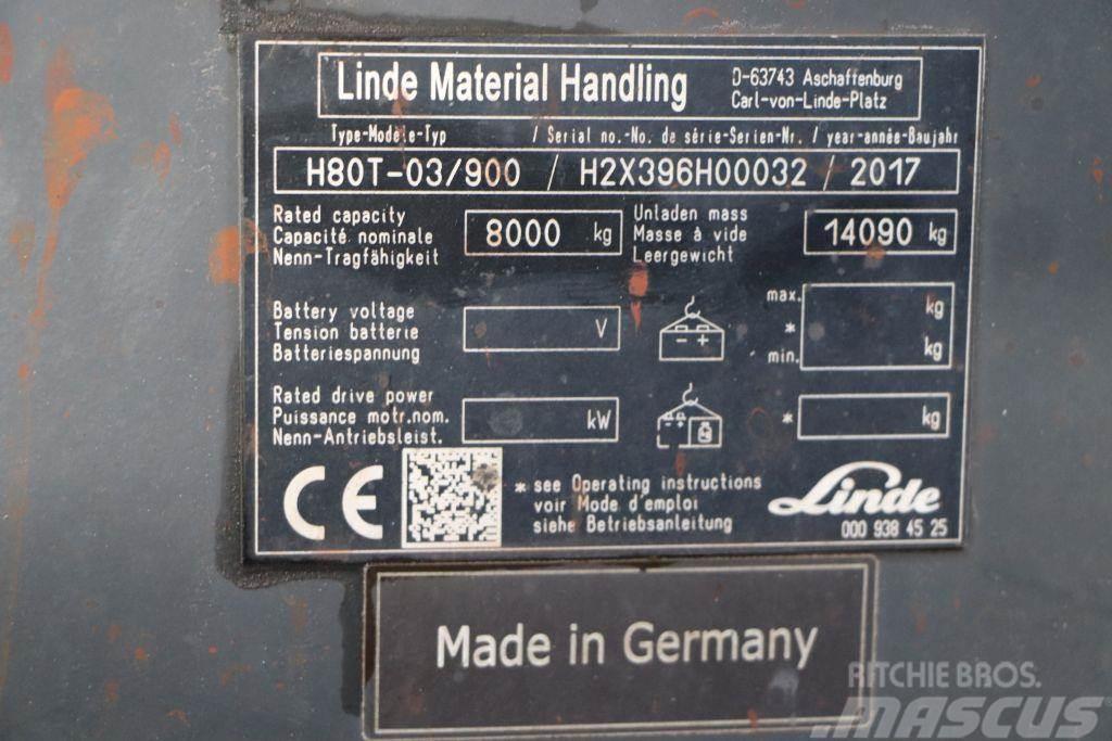 Linde H80T-03/900 Газові навантажувачі