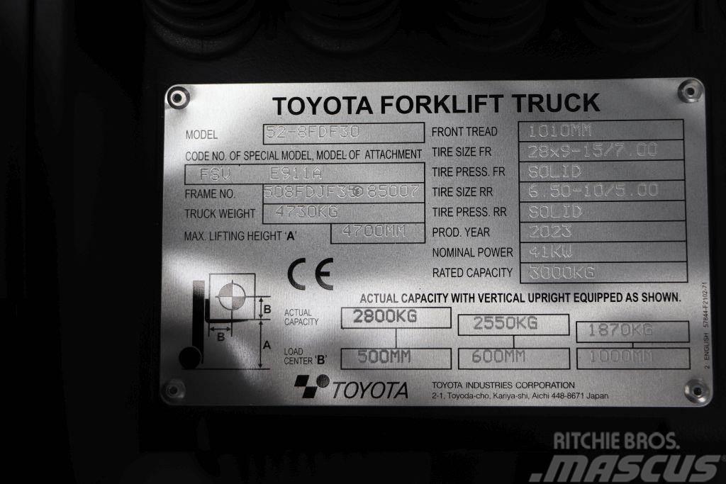 Toyota 52-8FDF30 Дизельні навантажувачі