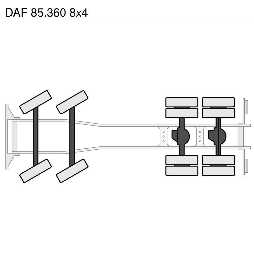 DAF 85.360 8x4 Бетономішалки (Автобетонозмішувачі)