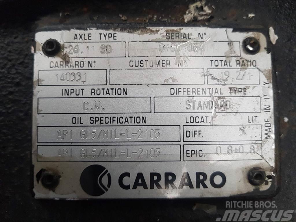 Carraro 26.11SD-140331-Axle/Achse/As Осі
