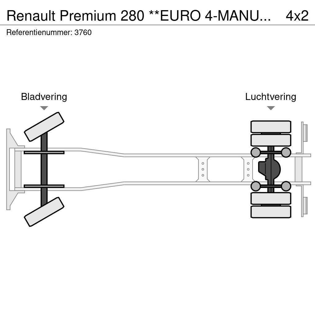 Renault Premium 280 **EURO 4-MANUAL GEARBOX** Вантажівки-платформи/бокове розвантаження