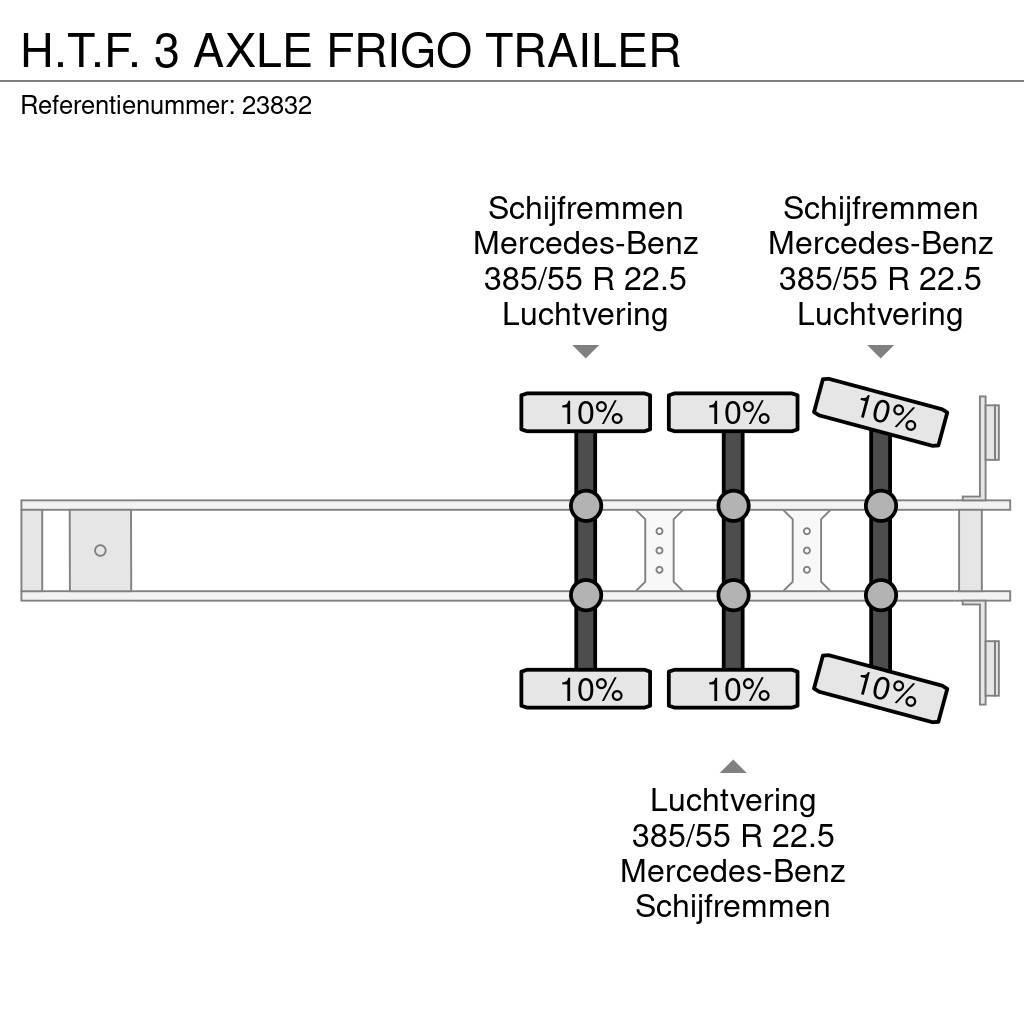  H.T.F. 3 AXLE FRIGO TRAILER Напівпричепи-рефрижератори