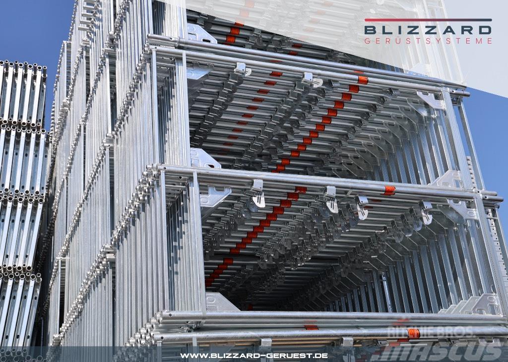 Blizzard S70 245 m² Stahlgerüst neu Vollalubeläge + Durchst Ліси будівельні, підйомники, вежі-тури