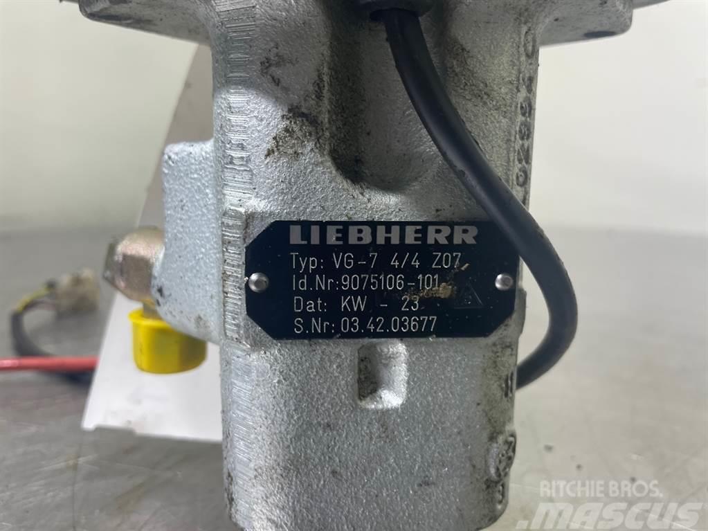 Liebherr A316-9075106/9200621-Servo valve/Servoventil Гідравліка