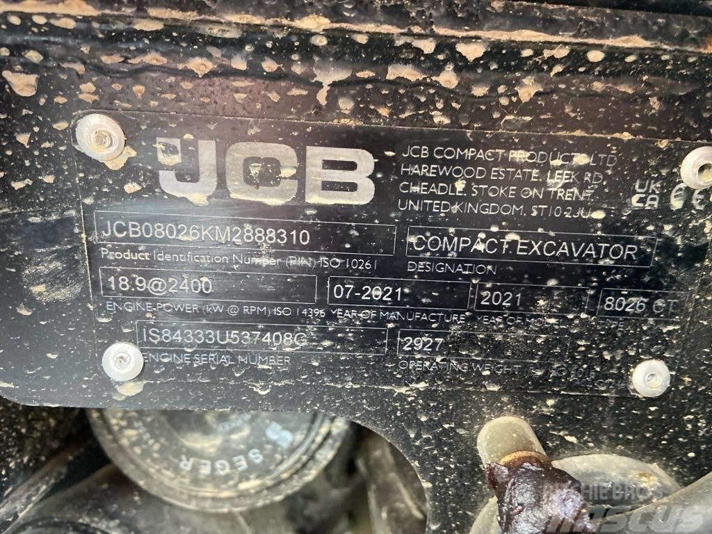 JCB 8026CTS Гусеничні екскаватори