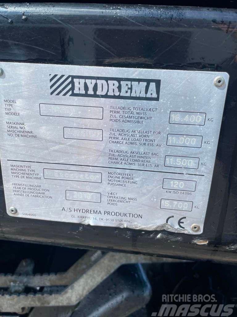 Hydrema MX 14 Колісні екскаватори