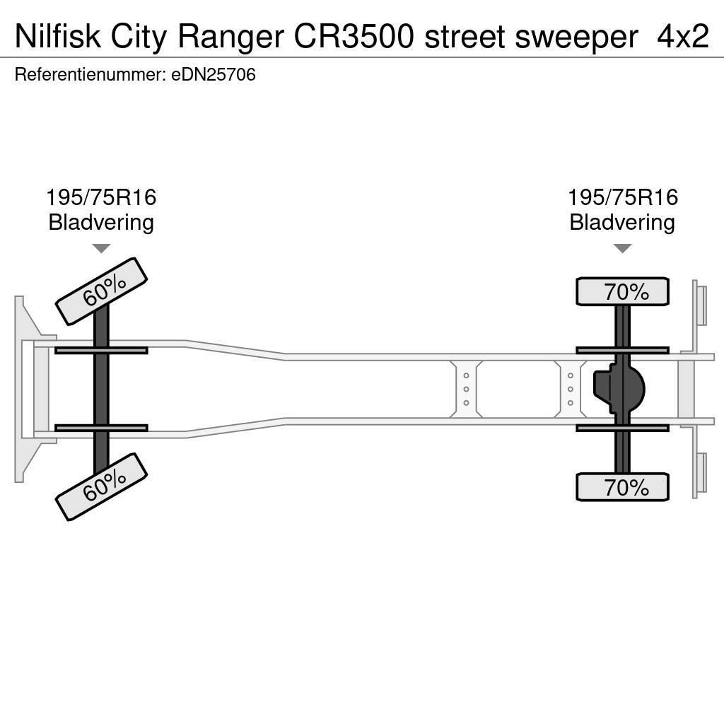 Nilfisk City Ranger CR3500 street sweeper Комбі/Вакуумні вантажівки