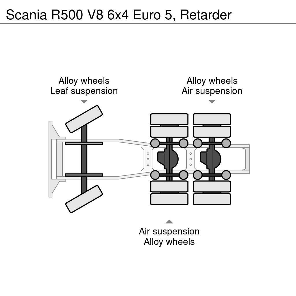 Scania R500 V8 6x4 Euro 5, Retarder Тягачі