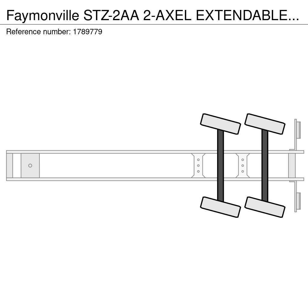 Faymonville STZ-2AA 2-AXEL EXTENDABLE SEMI DIEPLADER/TIEFLADER Низькорамні напівпричепи