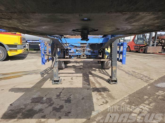 Renders 2 axle | 20 ft| steel suspension | Bpw drum. Напівпричепи для перевезення контейнерів