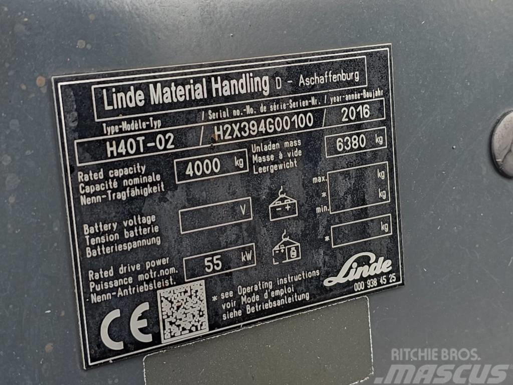 Linde H40T-02 Газові навантажувачі