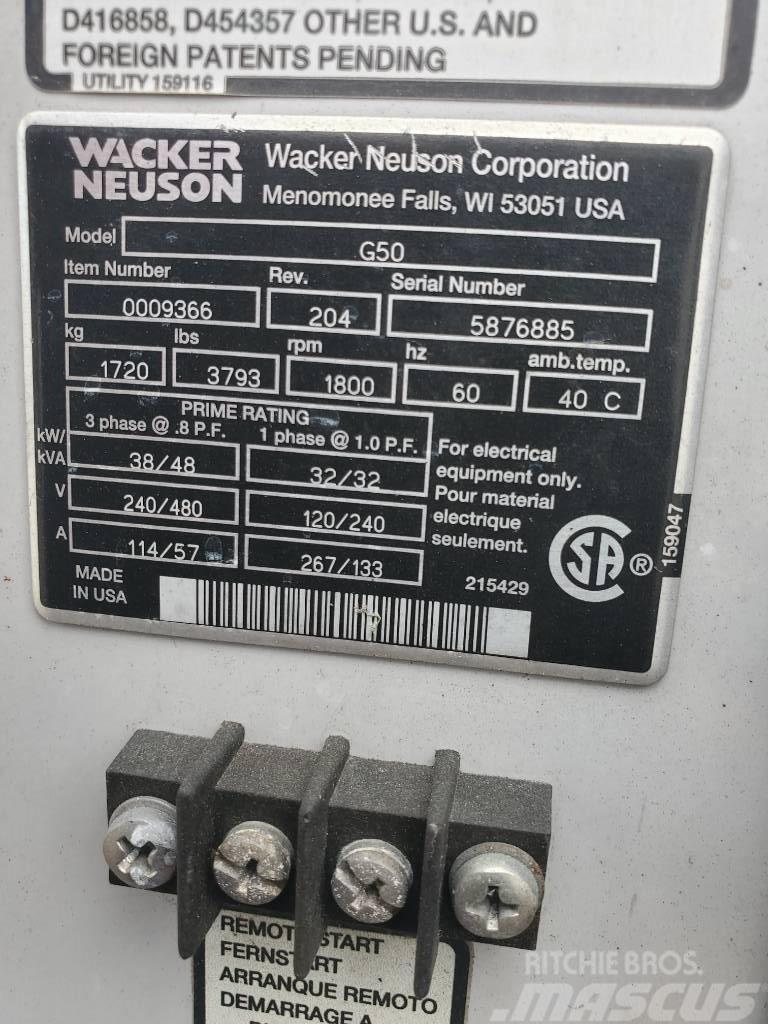 Wacker Neuson G 50 Дизельні генератори